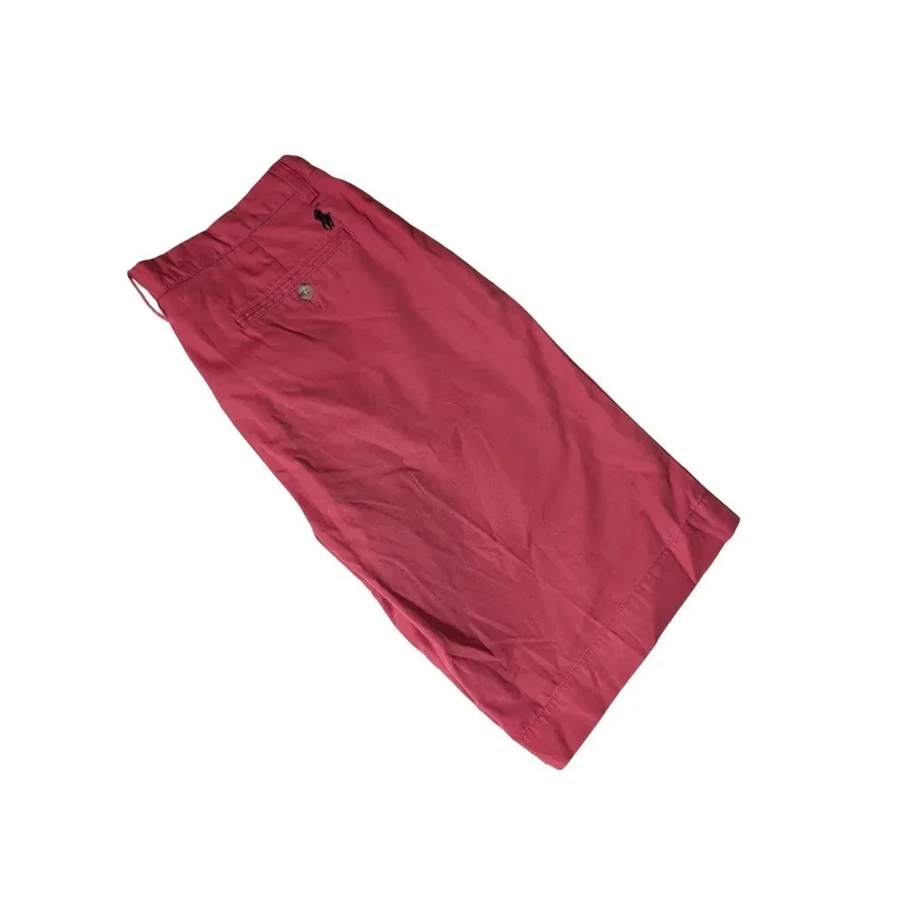 Polo Ralph Lauren Mens Classic Fit Chino Shorts Pink Cotton Sz 32 NWT $70